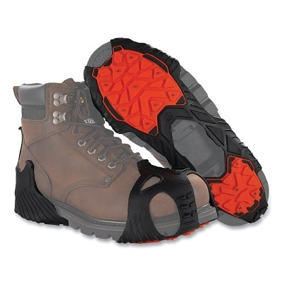 Ergodyne 16944 TREX Full-Foot Ice Cleats, 14 Tungsten Carbide Studs per Cleat, X-Large, Black