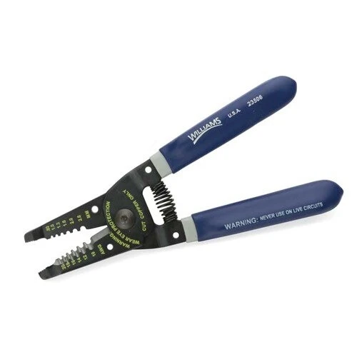 Wire Stripper, Front End, 22-30 Capacity, Serrated
