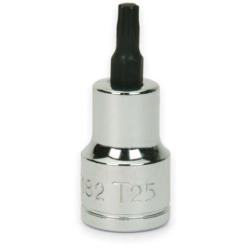 Socket Bit, 3/8 Inch Dr, T27 Size, Torx, 3/4 Inch OD