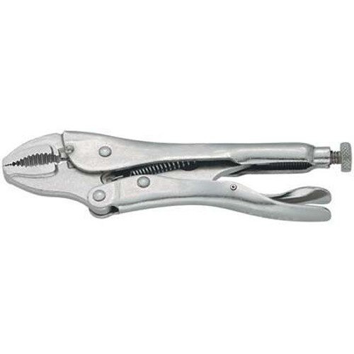 Locking Plier, 7 Inch OAL, Curved Jaw