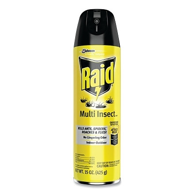Raid 300819 Multi Insect Killer 7, 15 oz Net wt, Aerosol Can
