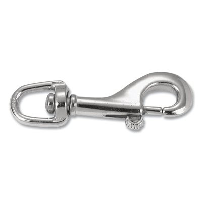 Campbell T7615402 Snap Hook, Die Cast Zinc, Swiveling Round Eye Bolt, 3/8 in Hook Opening, 3-1/2 in L, 80 lb
