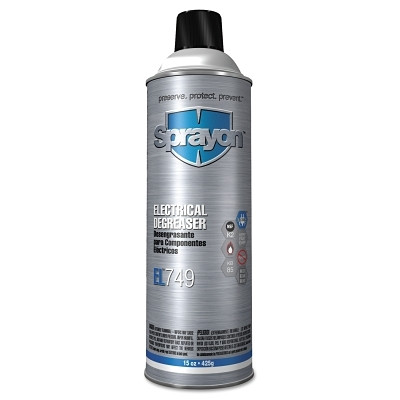 Sprayon SC0749000 EL749 Electrical Degreaser, 15 oz, Aerosol Can