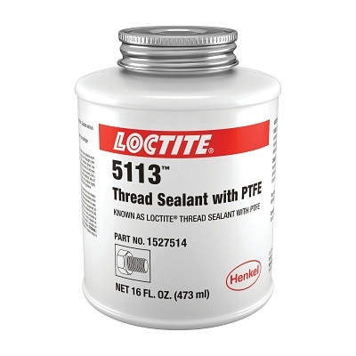 Loctite 1527514 Thread Sealant with PTFE, 16 oz, Can, White
