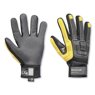 PIP 42322BO8M Rig Dog Value Gloves, 8/Medium, Black/Yellow