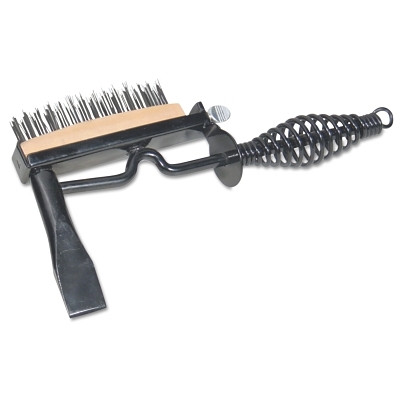 Best Welds 000A Chipping Hammer, 280 mm L, Chisel with Attached Brush, Spring Handle