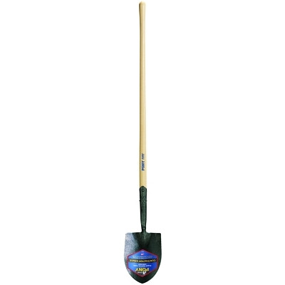 Jackson Professional Tools 1258200 J-450 Series PONY Shovel, 7 in W x 9.5 in L Blade, 47 in L Straight, White Ash, Deep Bowl Irrigation Shovel, 4 in Lift