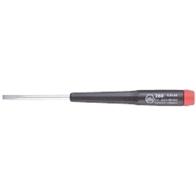 Wiha 26012 Precision Slotted Screwdriver 3/64 In Tip 1.2 mm 4.7 In Length