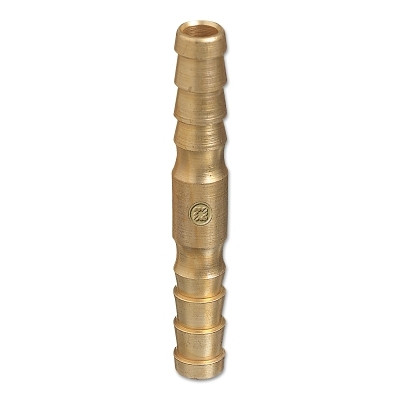 Western Enterprises 37 Brass Hose Splicers, 200 PSIG, Barb Hex, 1/4 in