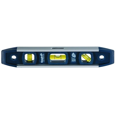 Empire Level 5819 Torpedo Level, Magnetic, 9 in L, 3 Vials, Aluminum