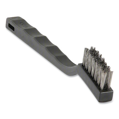 DeWalt DW49708 Wire Scratch Brush, 7 in Overall L, 7 Bristle Rows, Stainless Steel, Curved Plastic Handle