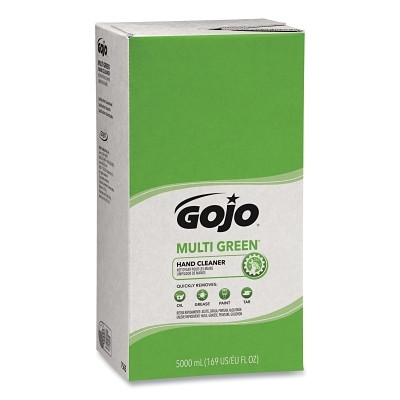 Gojo 756502 MULTI GREEN Hand Cleaner, Citrus, for PRO TDX, Bag-in-Box, 5,000 mL