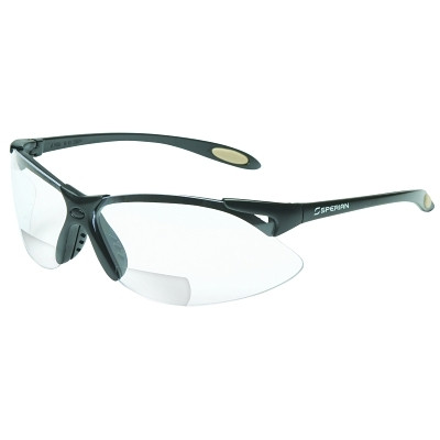 UVEX by PIP A950 A900 Reader Magnifier Eyewear, +1.5 Diopter Polycarb Hard Coat Lenses, Blk Frame