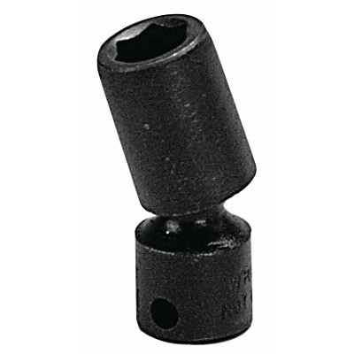 Wright Tool 3858 3/8 Inch Drive 6-Point Universal Impact Socket 9/16 Inch