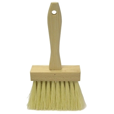 Weiler 74004 4" Masonry Brush, 3" Trim, White Tampico Fill