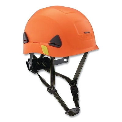 Fibre-Metal by PIP CSH10046 Climbing Style Safety Helmet, Type II, Dual Locking Rachet Suspension, Non-Vented, Orange