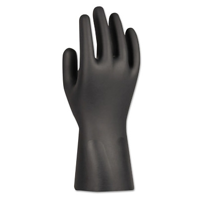 SHOWA 9700PFM N-DEX 9700 Series Disposable Nitrile Gloves, Powder Free, 6 mil, Medium, Black