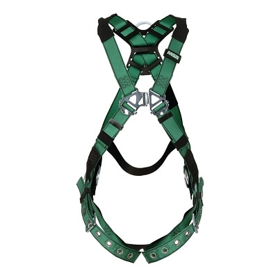 MSA 10197216 V-Form Harness XL Back and Hip D-Rings Tongue Buckle