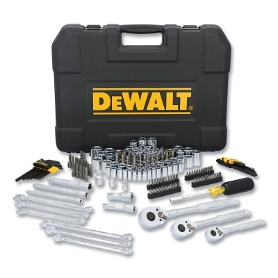 DeWalt DWMT45415 TOUGHSERIES Mechanics Tool Set, 184 Pc, 1/4 in, 3/8 in and 1/2 in Drive