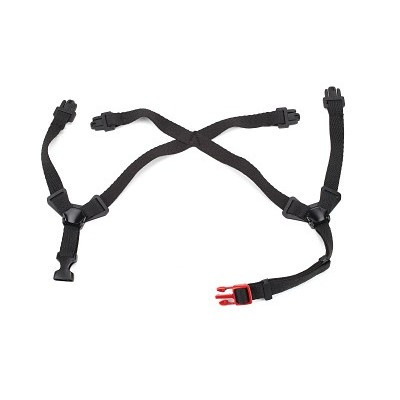 MSA  V-Gard H2 Safety Helmet Replacement Part, Chinstrap, For Full Brim, Black