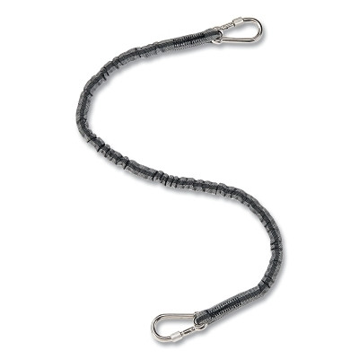 MSA 10207290 Retractable Tool Tether, Double Carabiner, 0.8 in W x 35.4 in Retracted L x 47.2 in Extended L, 10 lb Capacity