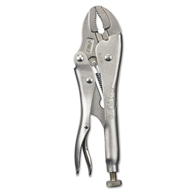 Irwin 702L3 VISE-GRIP The Original Curved Jaw Locking Plier with Wire Cutter, 7 in L, Opens to 1-5/8 in
