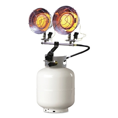 HeatStar MH30T Portable Propane Radiant Heater, 20000 Btu/h, 15 h