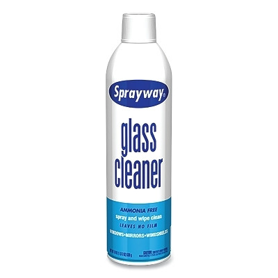 Sprayway SW050 Glass Cleaner, 20 oz. Aerosol Can