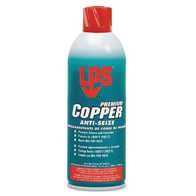 LPS 02916 Copper Anti-Seize Lubricant, 12 oz Aerosol Can