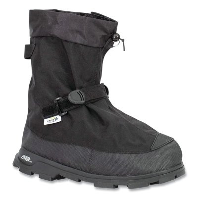NEOS VNG1HEEL-XL Voyager Glacier Trek SPK Overshoe, X-Large, W/ Heel, 11 in H, 500 Denier Nylon, Black