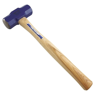 Vaughan SDF48 Heavy Hitters Double Face Hammers, Hickory, 3 lb, Straight Handle