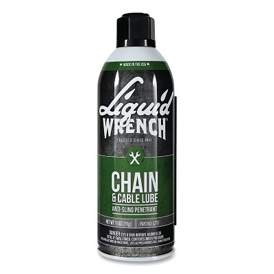 LIQUID WRENCH L711 Chain and Cable Lube, 11 oz, Aerosol Can