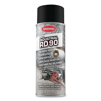 Sprayway SW090 RD-90 Spray Lubricant, 16 oz Aerosol Can