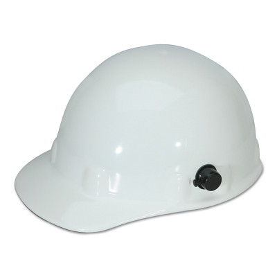 Fibre-Metal by PIP E2QSW01A000 SuperEight E2 Series Hard Cap, 8-point Ratchet Swingstrap and Quick-Lok Blocks, White