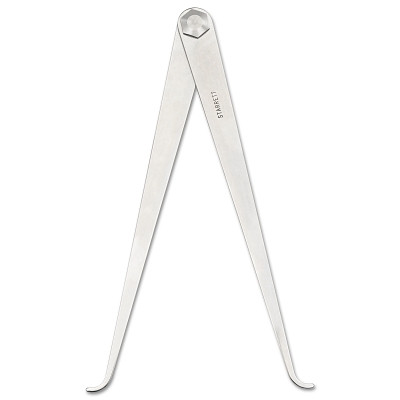 L.S. Starrett 50196 27 Series Improved Firm-Joint Inside Caliper, 12 in, Flat Leg