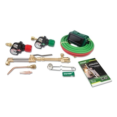 Victor 03842110 Journeyman II EDGE 2.0 Cutting and Welding Outfit, Acetylene, Welds Up to 3 in