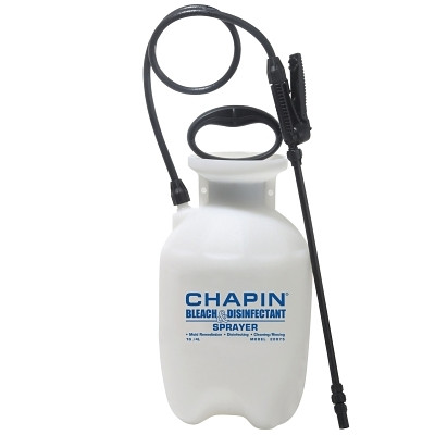 Chapin 20075 Bleach and Disinfectant Sprayer, 1 gal, 12 in Extension, 34 in Hose