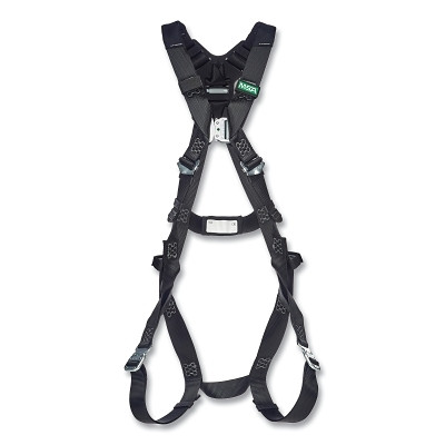 MSA 10252214 V-FORM Arc Flash Harness, Back D-Ring, Super Extra Large, Quick-Connect Leg Straps