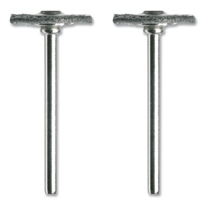 Dremel 428-02 Carbon Steel Brush, 3/4 in dia, 1.85 L, 15000 RPM