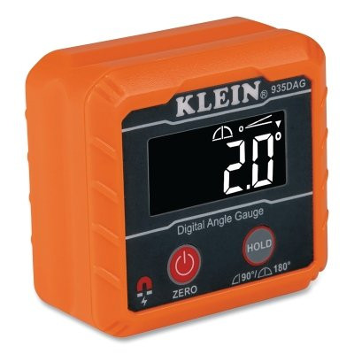 Klein Tools 935DAG Digital Angle Gauge and Level, 2.36 in L, Includes Batteries/Instruction Manual/Soft Carrying Case