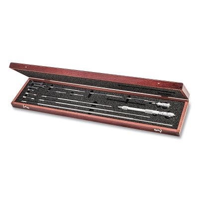 L.S. Starrett 50554 Series 124 21 Pc Solid-Rod Inside Micrometer Set