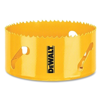 DeWalt DAH180101 Bi-Metal Hole Saw, 5-5/8 in dia, 1-3/4 in Cutting Depth, Yellow