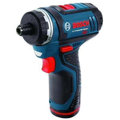 Bosch Power Tools PS212A Pocket Drive Cordless Drill/Driver, 12 V, 1/4 in Hex