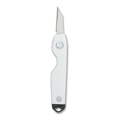 Stanley STHT10598 Folding Pocket Knife, 145 mm, Craft Blade, Steel, Silver