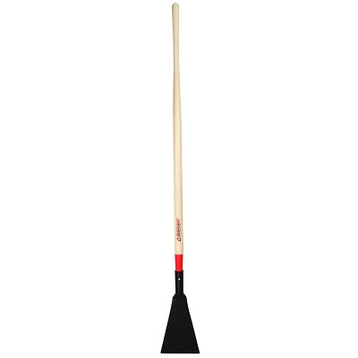 RAZOR-BACK 81109 Scraper/Chopper, 9 in L x 7 in W Blade, 54 in Wood Handle, Stiff Blade