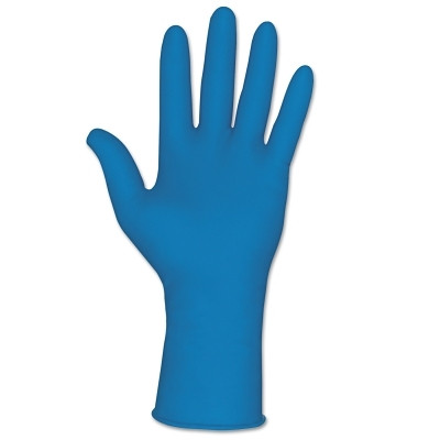 MCR Safety 5049M SensaTouch Disposable Gloves, Latex, 11 mil thick, Medium, Blue