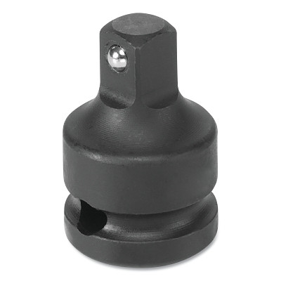 Grey Pneumatic 2238A Impact Adapter, With Friction Ball, 1/2 in Female x 3/4 in Male Drive, Chrome-Molybdenum Alloy Steel