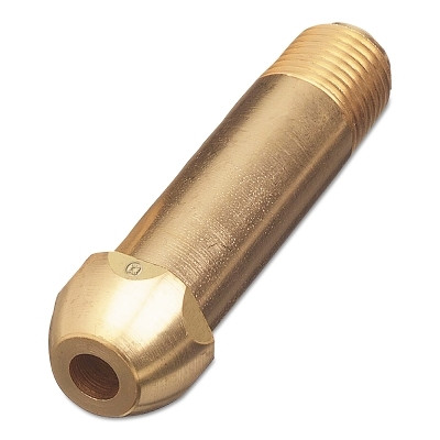 Western Enterprises 158 Regulator Inlet Nipple, 1/4 in (NPT), 2-1/2 in, CGA-580/CGA-510/CGA-500/CGA-590