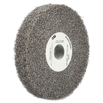 Scotch-Brite 7000045922 Multi-Finishing Wheels, 6 X 2 X 1, Med, 6,000 rpm, Silicon Carbide