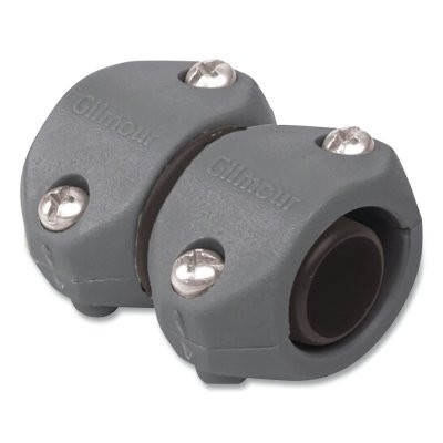 Gilmour 8010241002 Light Duty Hose Mender, 1.6 in L, Polymer
